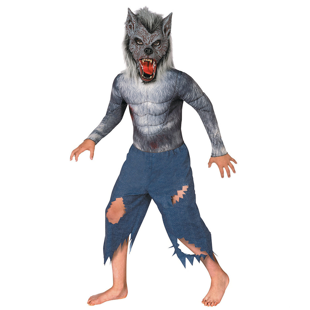 Unisex Werewolf Costume for Halloween Parties Trick or Treating and Creative Imaginative Play