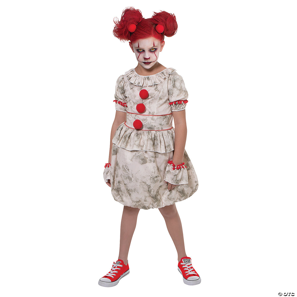 Creative Dancing Clown Child Costume for Halloween Parties Theatrical Events and School Activities