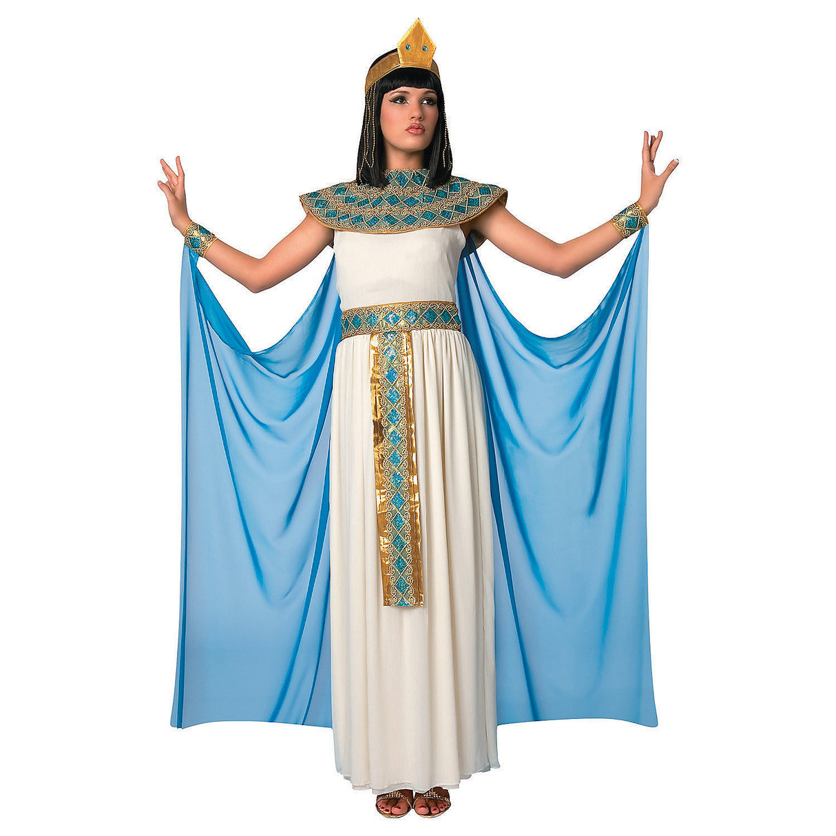 Stunning Women's Cleopatra Costume for Halloween Themed Parties and Dress-Up Events