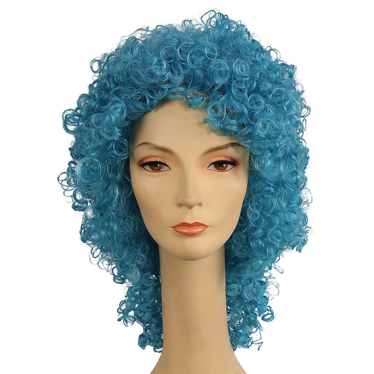Vibrant Clown Disco Wig for Themed Parties Halloween Events and Festivals