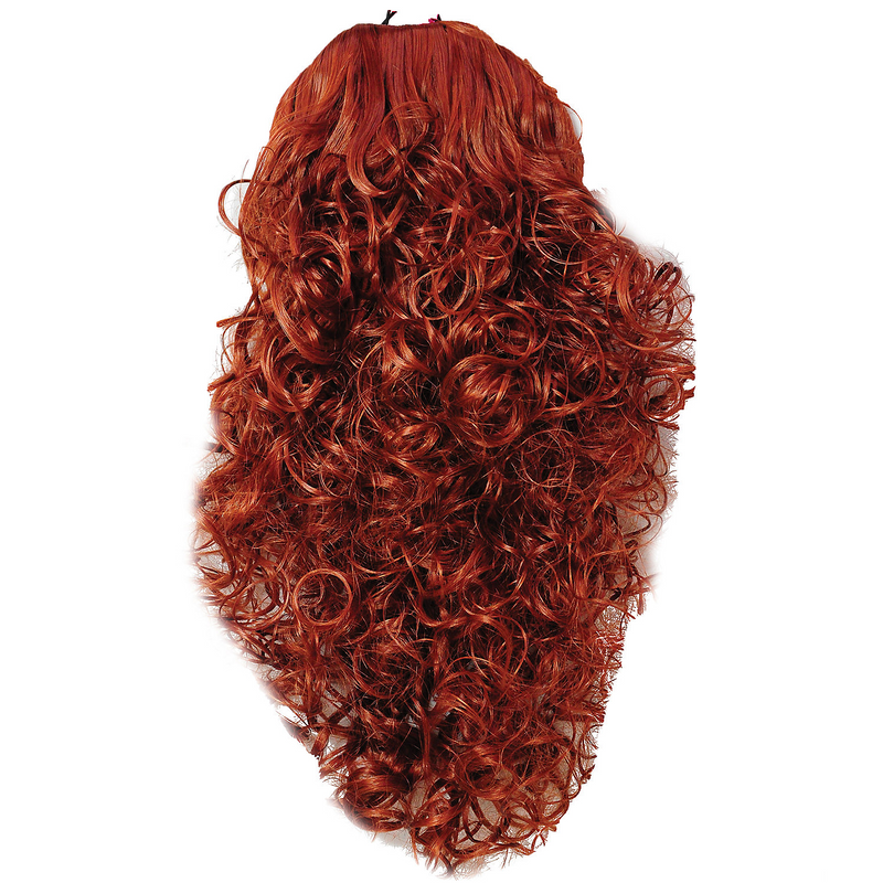 Curly Fall Blonde Synthetic Wig for DIY Costume Events Halloween and Themed Parties