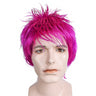Stylish Rod Bright Purple Wig for Halloween Costume Parties and Themed Events