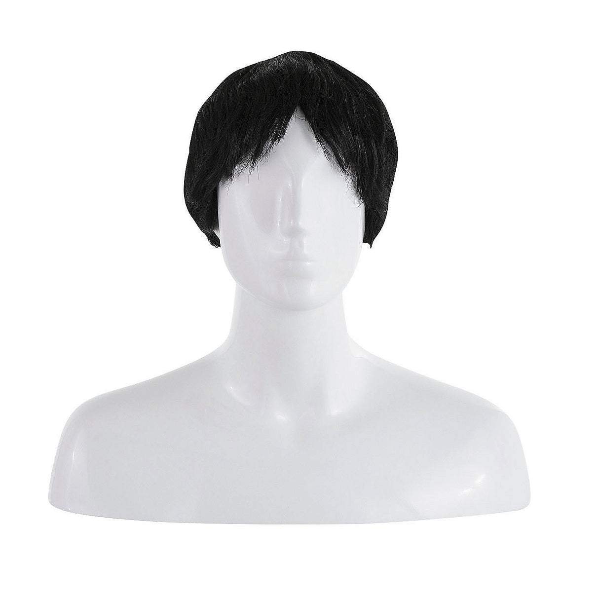 Affordable Mushroom Bargin Black Wig for DIY Costumes Theatrical Events and Everyday Fun
