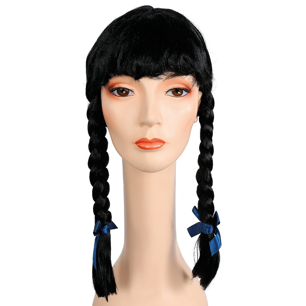 Affordable Braided Special Bargain Black Wig for Costume Parties Halloween and Themed Events