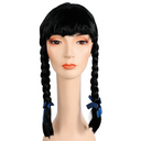 Affordable Braided Special Bargain Black Wig for Costume Parties Halloween and Themed Events
