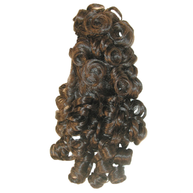 Stylish Curly Banana Clip in Light Gold for Chic Hairstyles and Party Looks