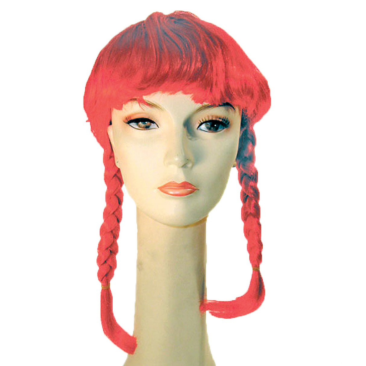Braided Bargain Orange Wig for Halloween Parties Costume Events and Themed Celebrations