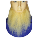 Barba de cara completa de cabello humano de aspecto natural para personajes teatrales y eventos con disfraces  