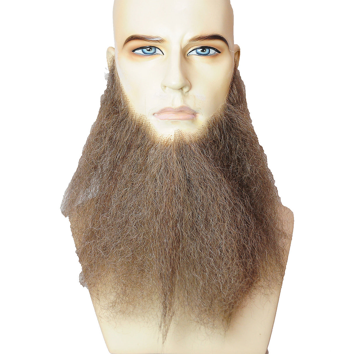 Natural Looking 10 Inch Full Face Beard for Characters Halloween Cosplay and Theatrical Performances