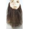 Beard F Face 10 Inch Human Light Brown