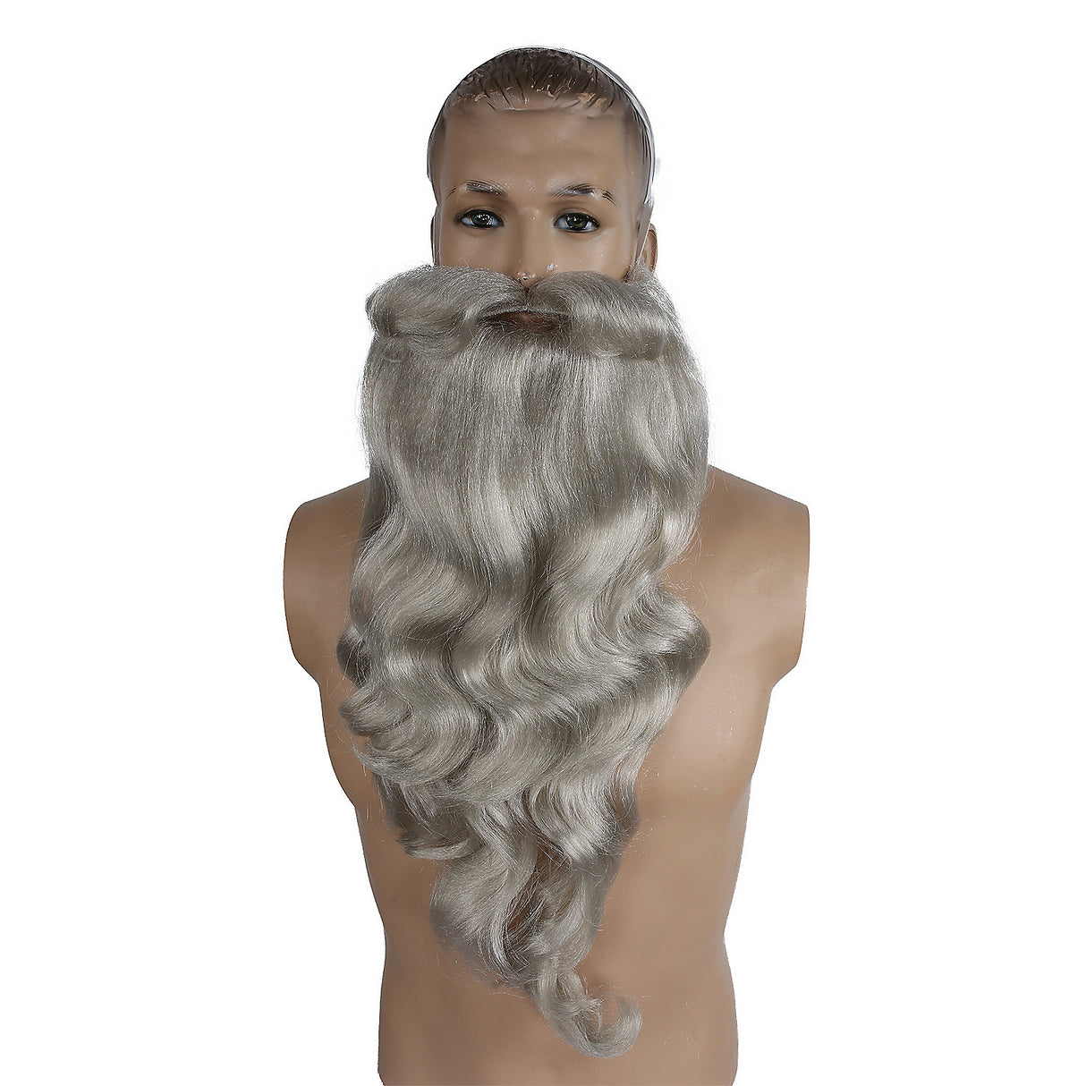 Long White Santa Beard for Christmas Costumes Holiday Parties and Winter Celebrations