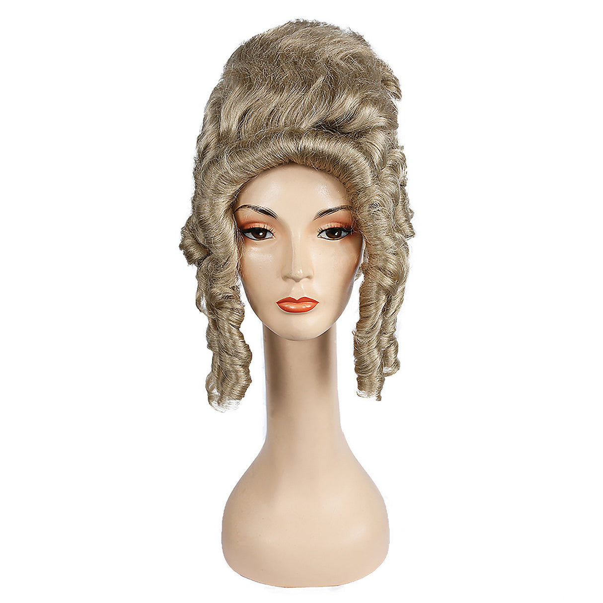 Stylish Madame Pompadour Champ Blonde Wig for Costume Events and Themed Parties