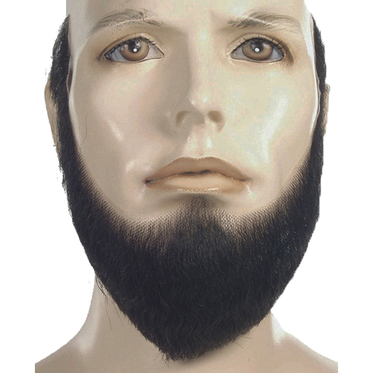 Realistic Full Face Brown Beard for DIY Costumes Halloween and Role-Play Events