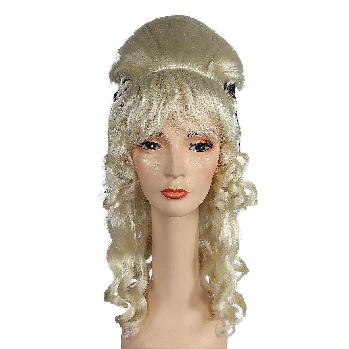Tall Beehive Style Vamp 60S Blonde Wig for Retro Costume Parties and Themed Events