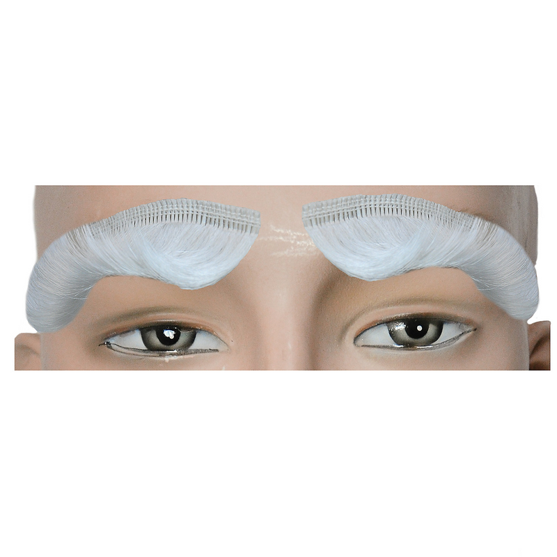 EYEBROW SANTA MACHINE MADE WHITE