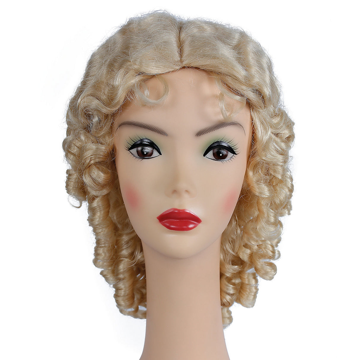 Stylish Scarlett P Blonde Wigs for Historical Reenactments and Costume Events