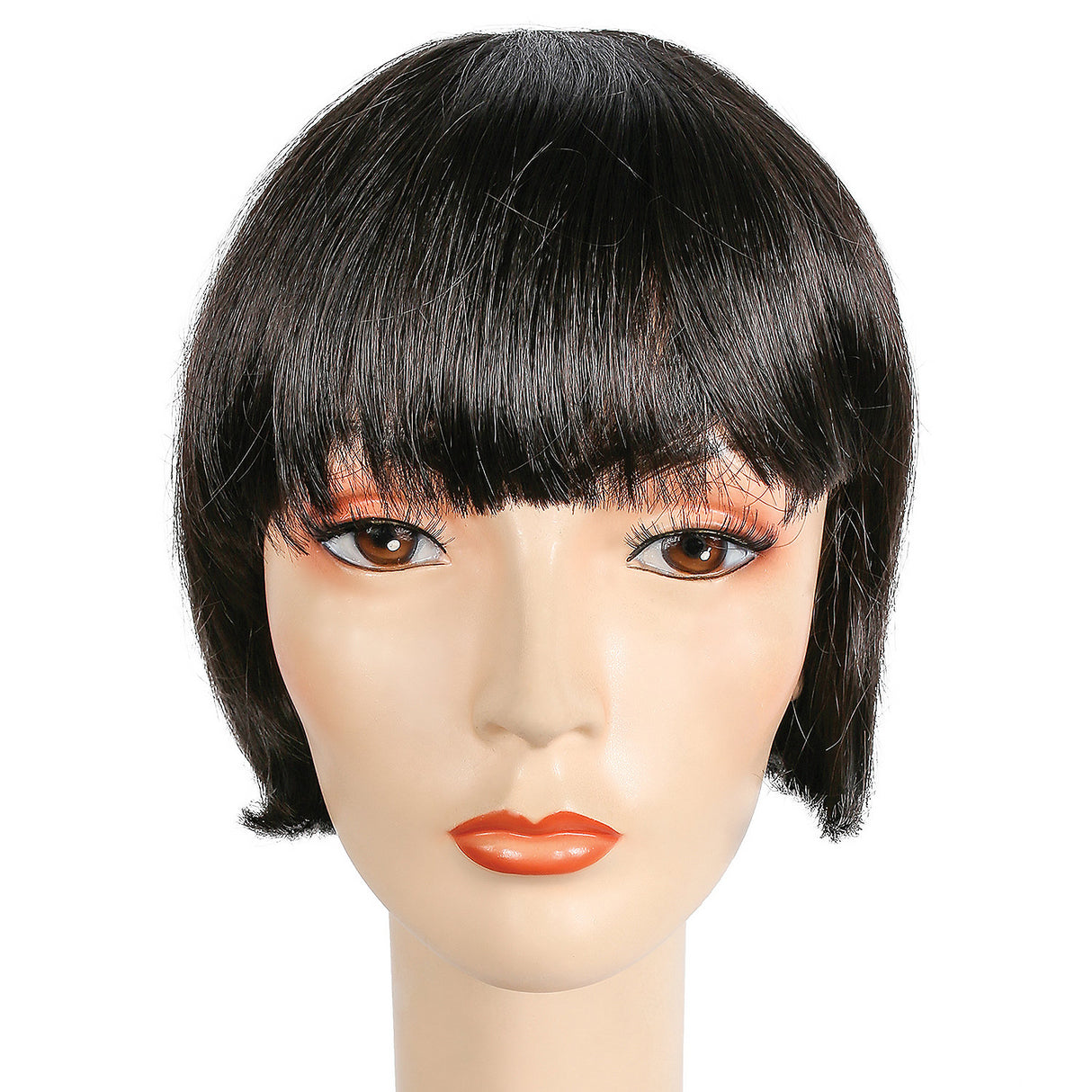 Stylish LULU MD Brown Wig for Flapper Outfits Gatsby Parties and Roaring Twenties Celebrations