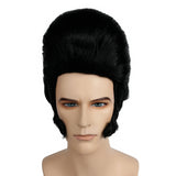 Authentic ELVI GIGANTIC BLACK Wig for Halloween Parties Rocker Costume and Themed Events