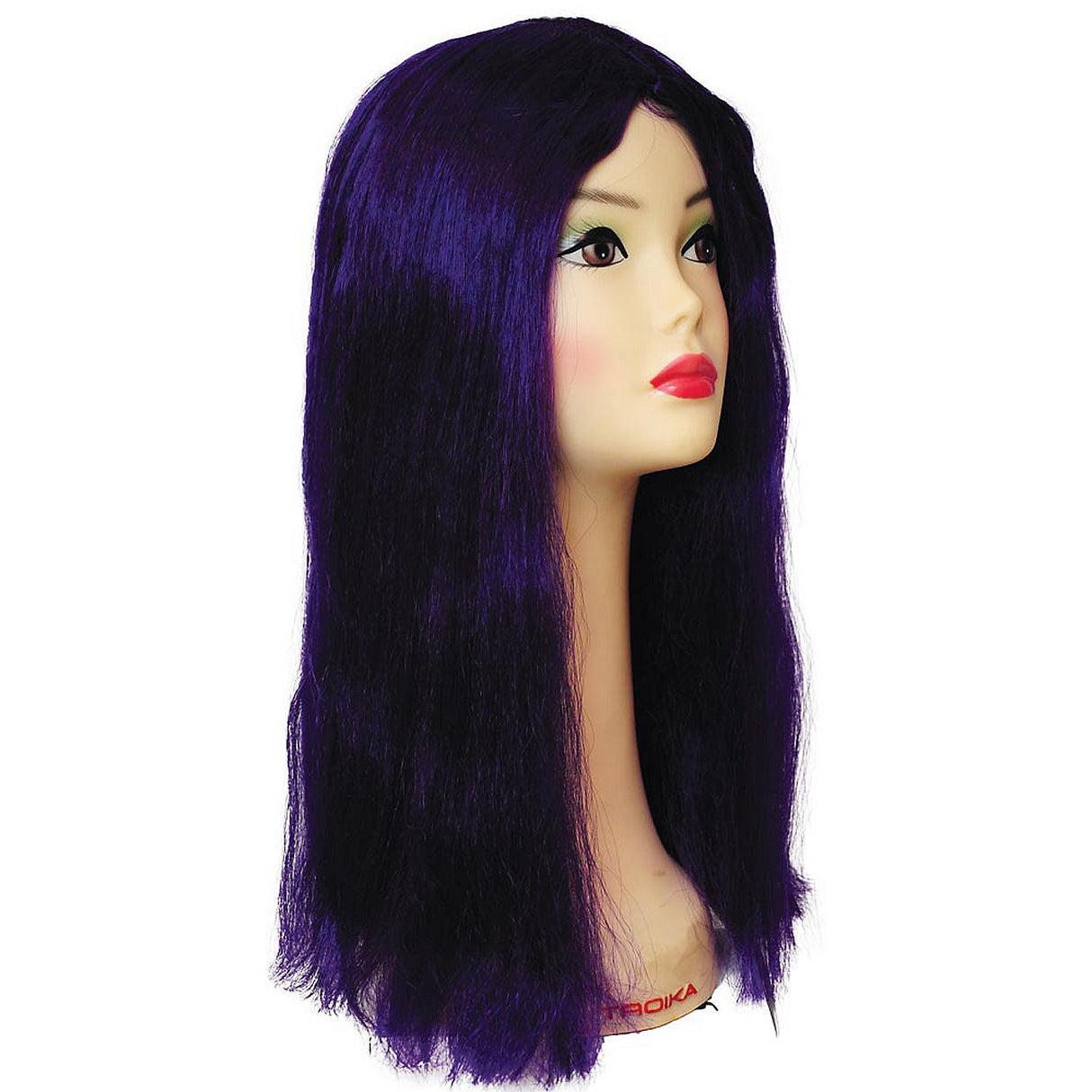 Affordable Dark Purple Witch Wig for Halloween Costume Parties and Spooky Events