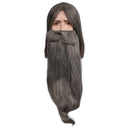 WIZARD WIG BEARD SET LT GY