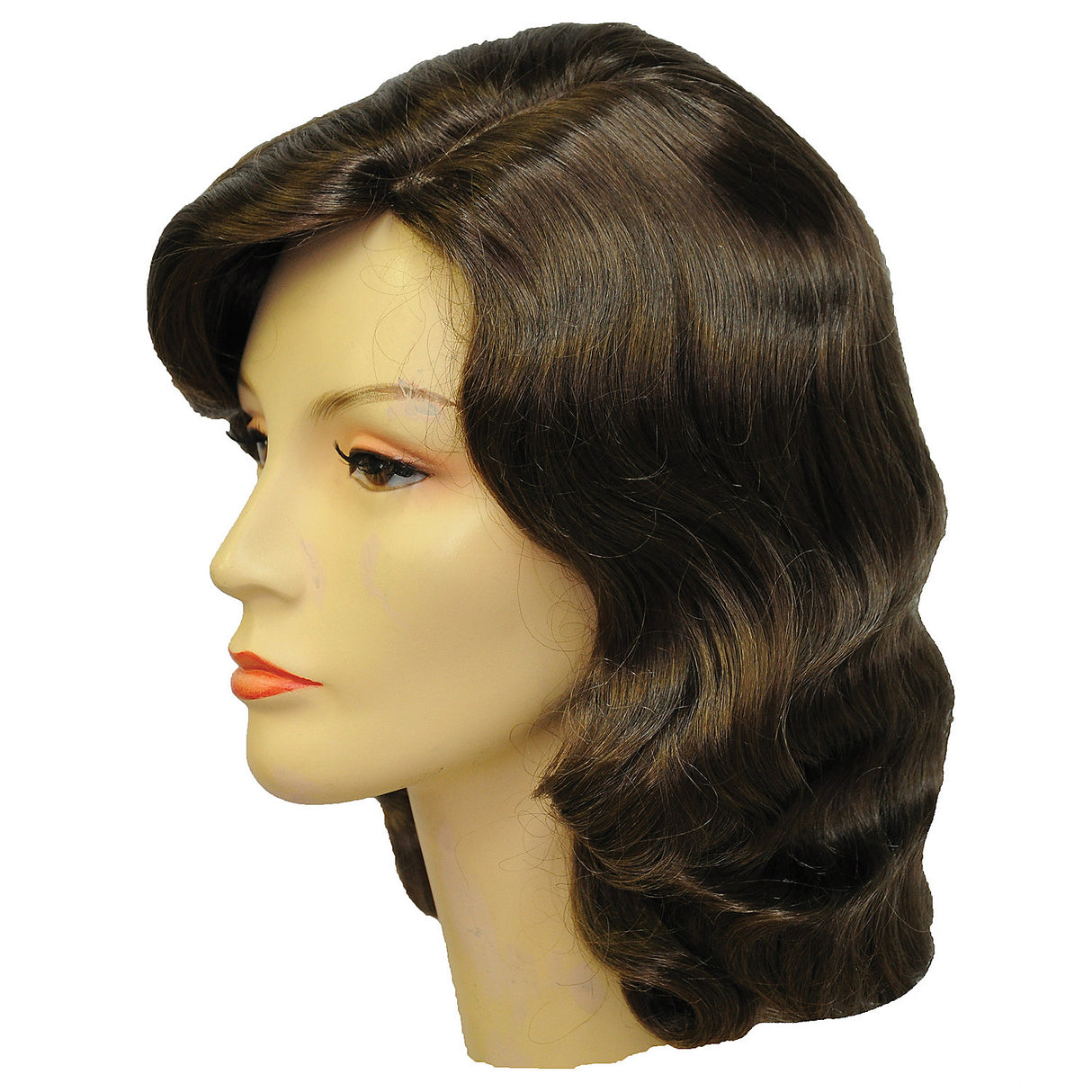 Stylish 1940s Vamp Light Brown Wig for Halloween Parties Costume Events and Vintage Themed Gatherings