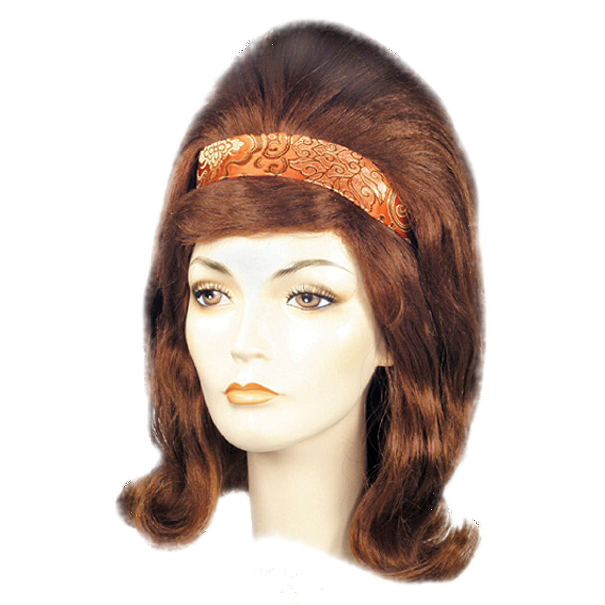 Vintage Bandstand Auburn Wig for 60s Themed Parties Costume Events and Retro Celebrations