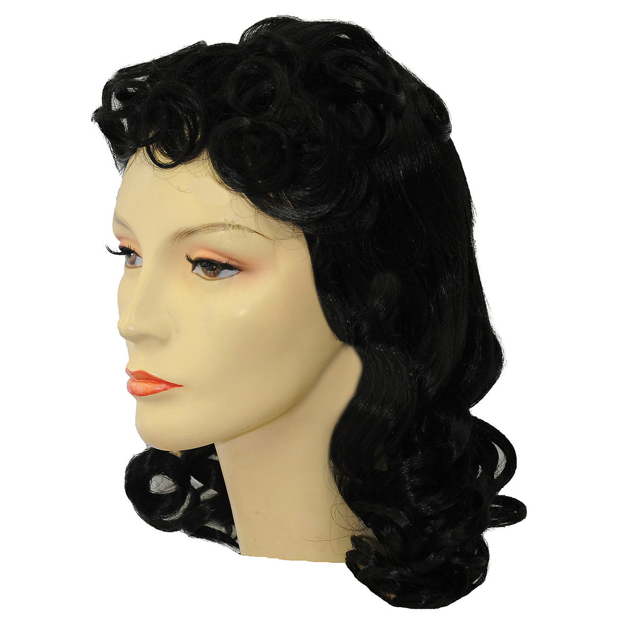 Classic Movie Queen Dark Brown Wig for Themed Parties Halloween Events and Vintage Looks