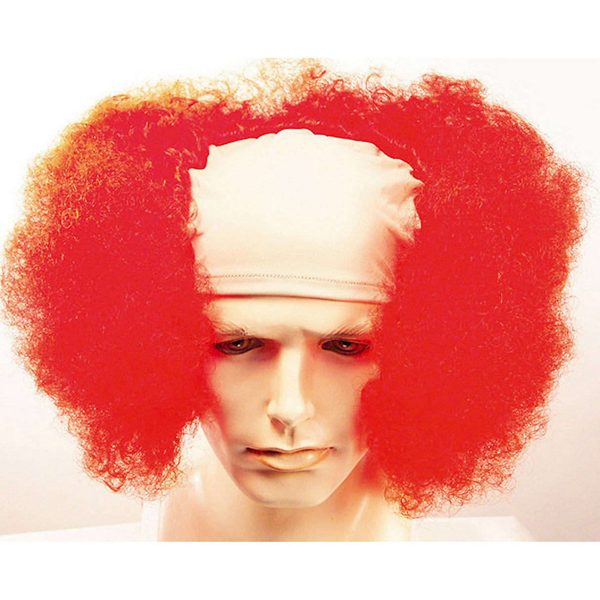 Professional Bald Curly Clown Red Wig for Costume Parties and Theatrical Performances
