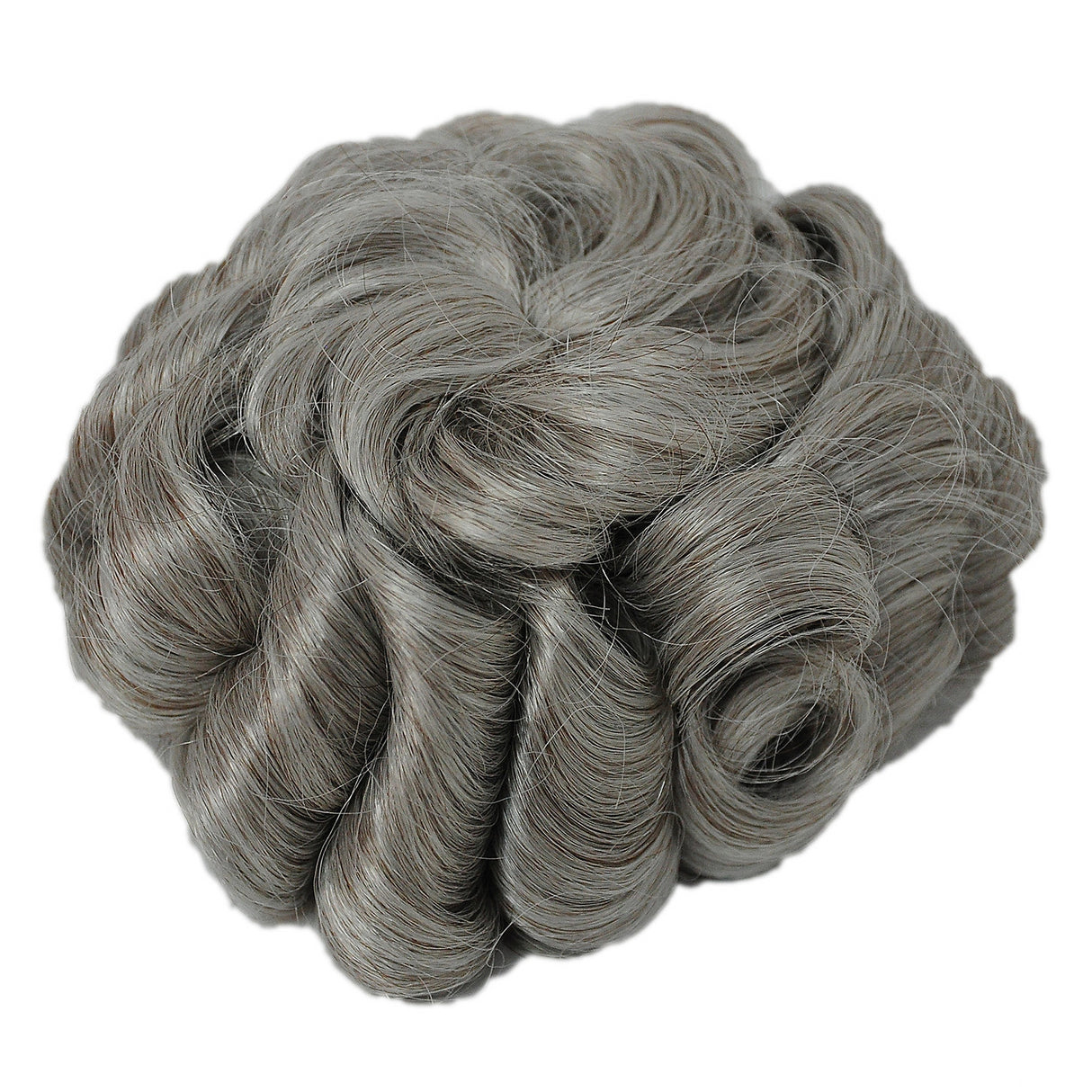 High-Quality Bun Piece Dark Brown Grey 56 for Theatrical Performances and Creative Costume Designs