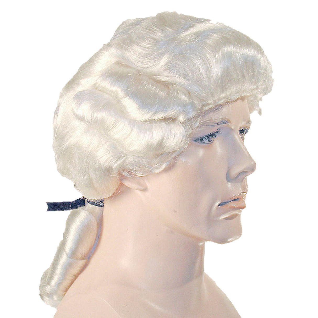 Deluxe Colonial Man Costume Wig for Theatrical Events Historical Reenactments and Halloween Fun