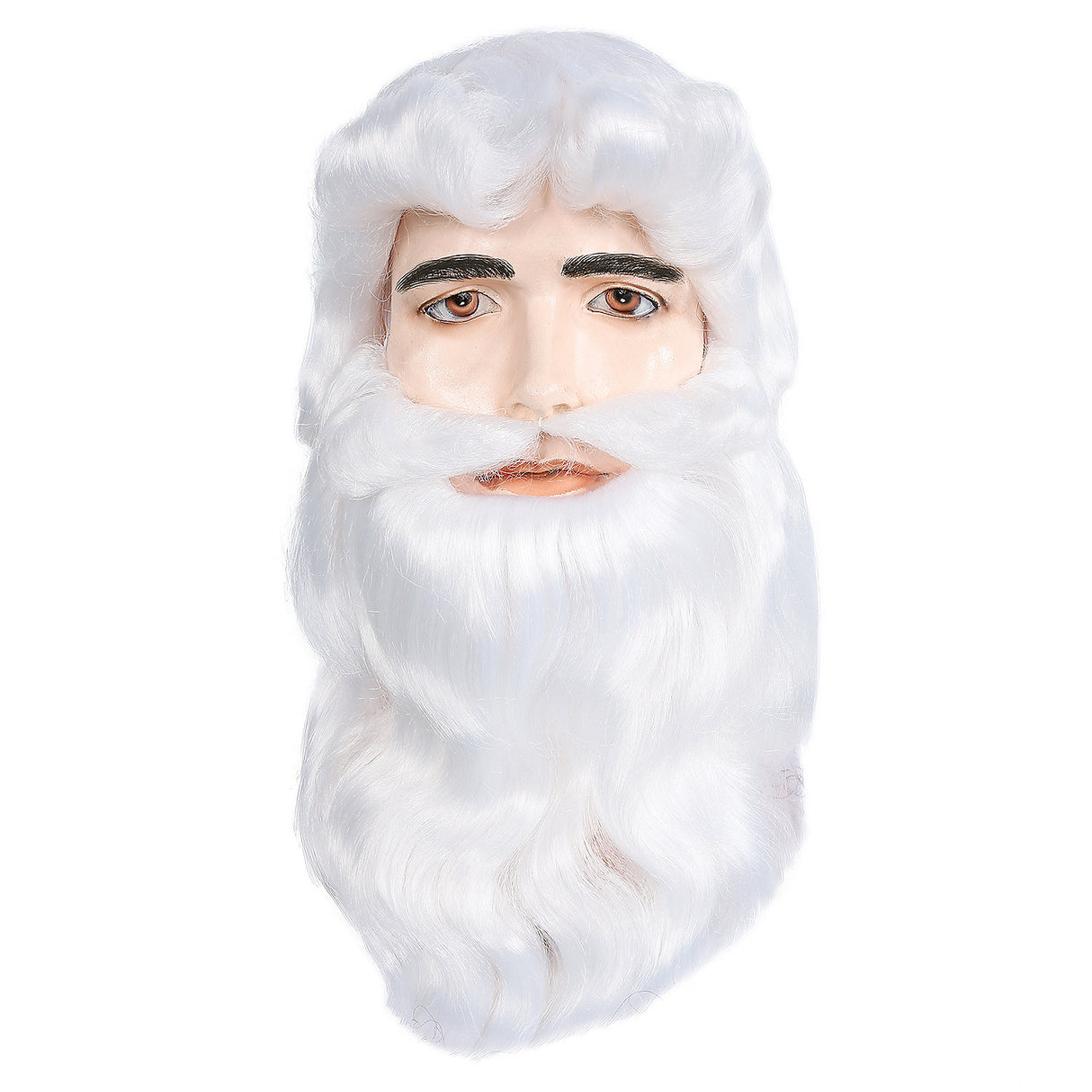 Santa Bargain Wig and Beard Set for Christmas Holiday Parties and Festive Celebrations
