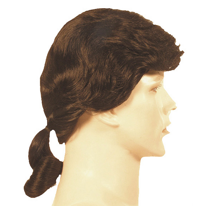 Premium Mens Ponytail Black Wig for Halloween Cosplay Parties and Everyday Transformations