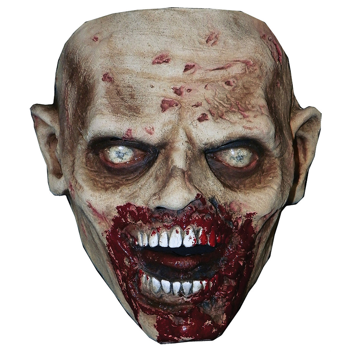 Realistic Walking Dead Biter Walker Mask for Halloween spooky costumes and haunted house events