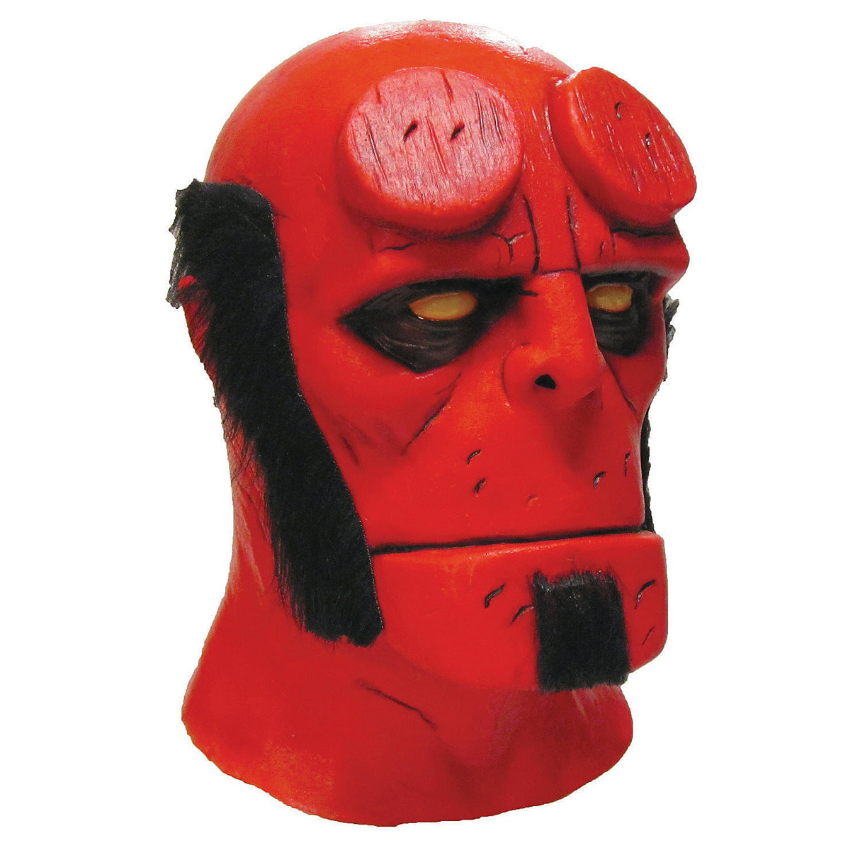 Authentic Hellboy Mask for Halloween Costume Events and Comic Con Gatherings