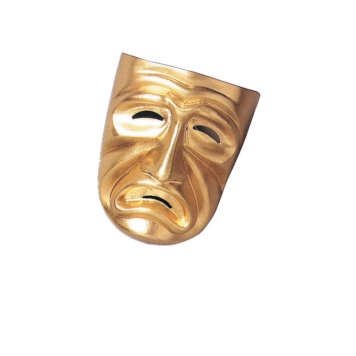 Golden Tragedy Mask for Halloween Costume Parties and Theatrical Performances