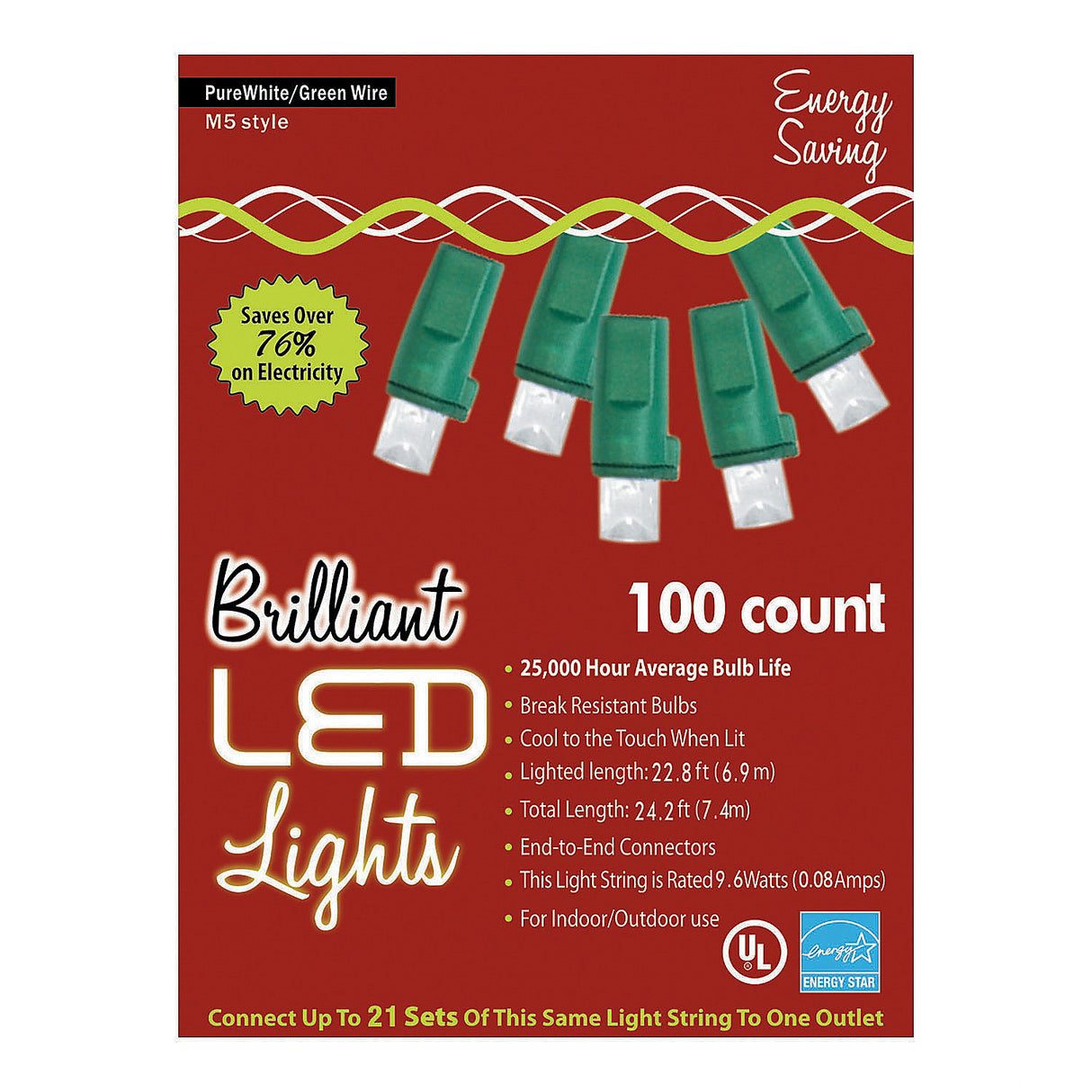 LED Holiday Lights for Christmas Decor Indoor Outdoor Use and Perfect for Parties
