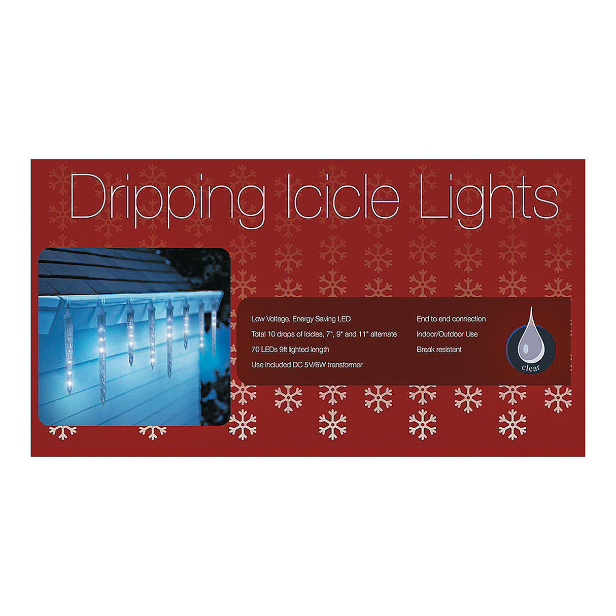 Energy Saving LED Holiday Lights for Christmas Indoor Outdoor Decorations and Festive Ambiance