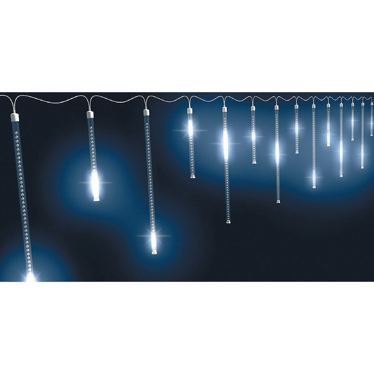 Enchanting Shooting Star Led Icicle Lights for Holiday Home Decor and Festive Celebrations