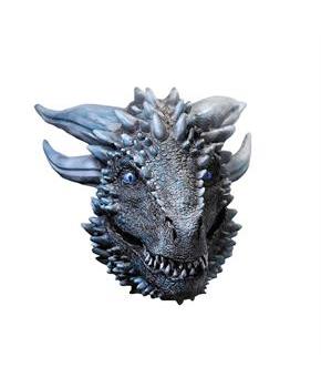 White Walker Dragon Full Over-the-Head Latex Mask – Game of Thrones Costume Accessory
