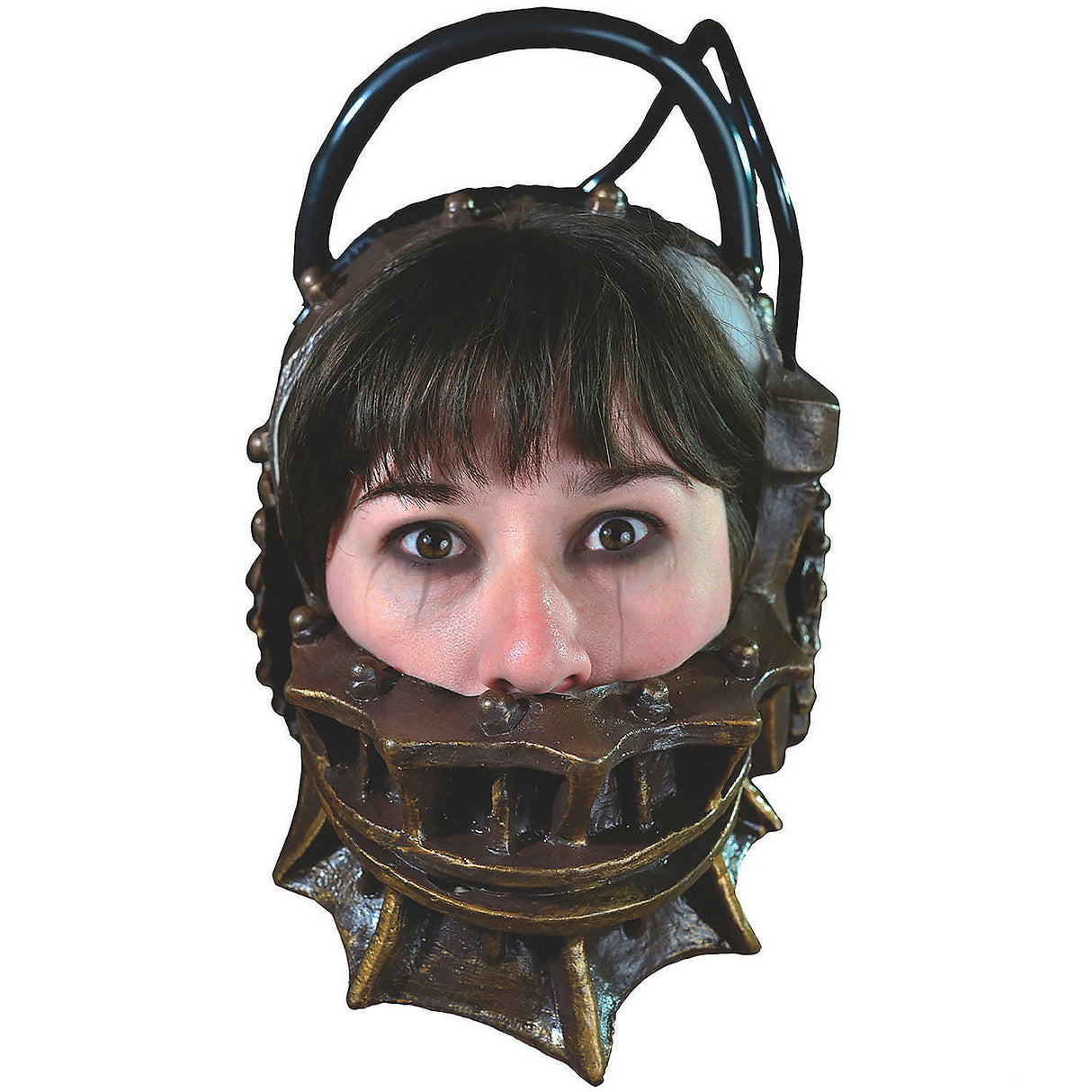 Realistic Reverse Bear Trap Mask for Spooky Halloween Parties and Horror Cosplay Events