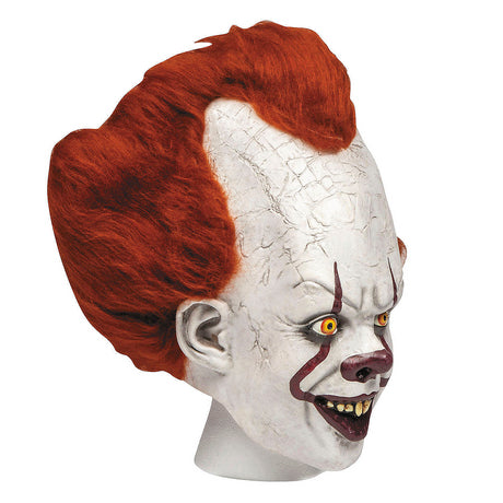 Evil Clown Pennywise Deluxe Mask for Halloween Parties and Costume Events