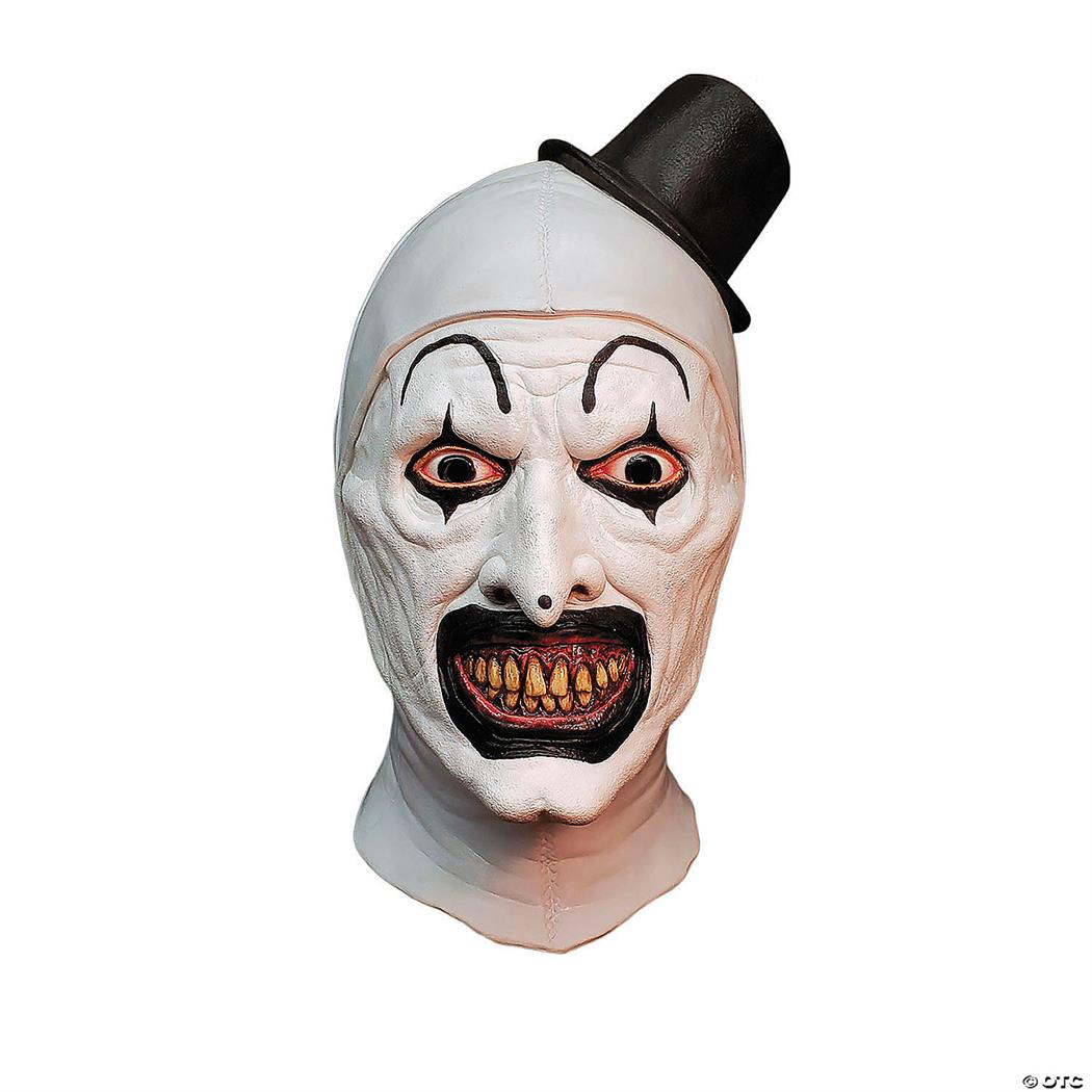 Official Art the Clown Mask from Terrifier for Halloween Scares and Evil Clown Fun
