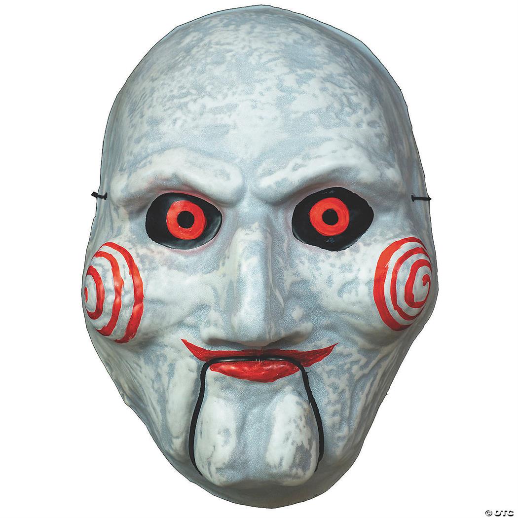 Officially Licensed Billy Puppet Vacuform Mask for Halloween Parties and Spooky Events