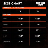 Scary ART THE CLOWN Costume for Halloween Parties and Creepy Costume Events