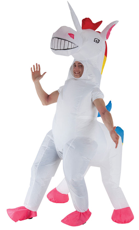 Giant Unicorn Inflatable Costume for Halloween Parties Themed Events and Fun Dress Up