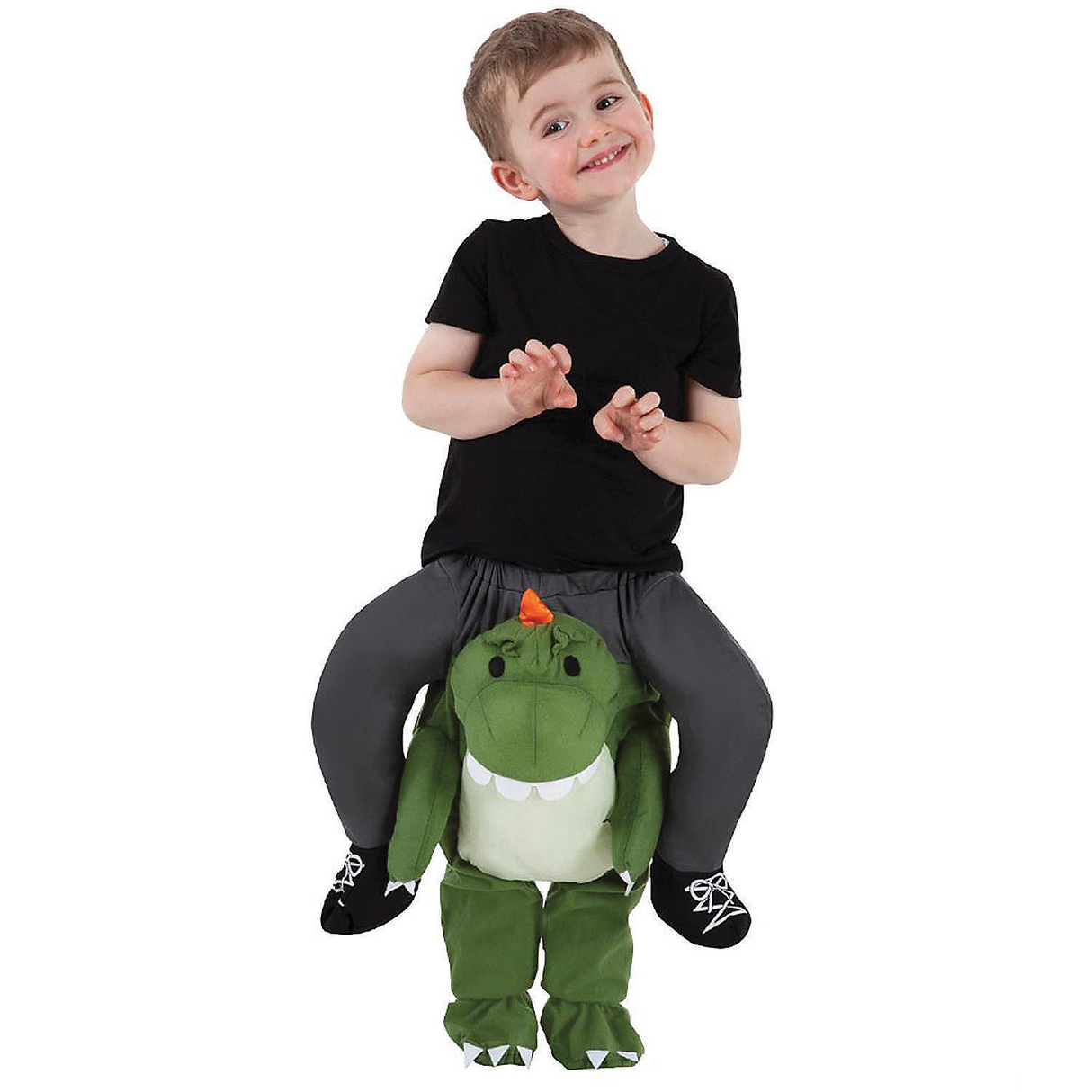 Cute T-Rex Piggyback Costume for Toddler Halloween Dress Up Parties and Fun Play