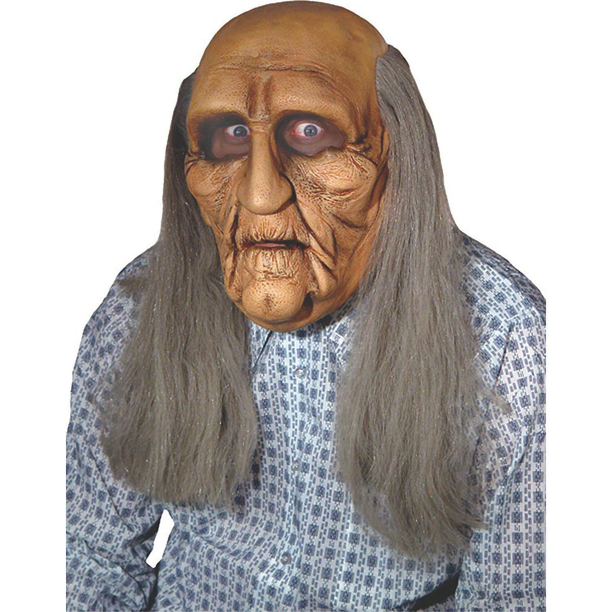 Realistic Old Man Mask for Halloween Costume Parties and Funny Dress Ups