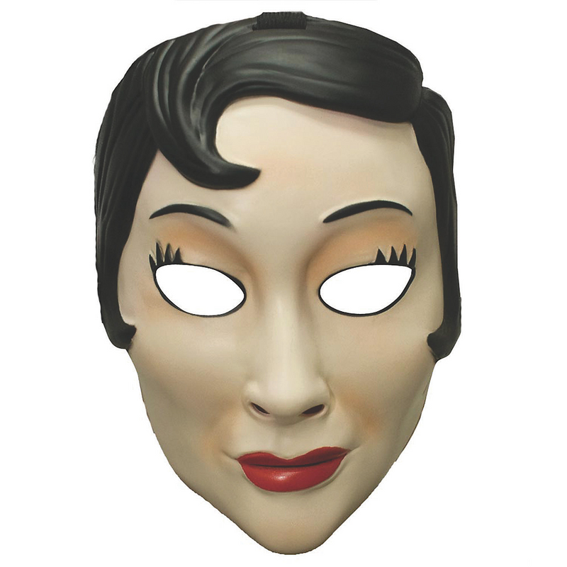 Creepy Emo Girl Mask for Halloween Parties Costume Events and Spooky Themed Gatherings