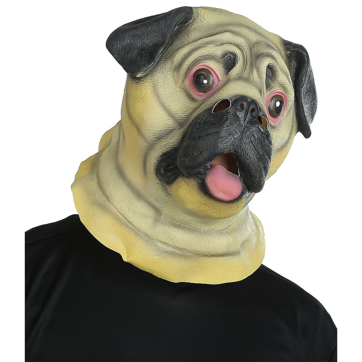 Premium Adult Pug Mask for Halloween Parties Animal Costume Events and Dog Lovers Celebrations