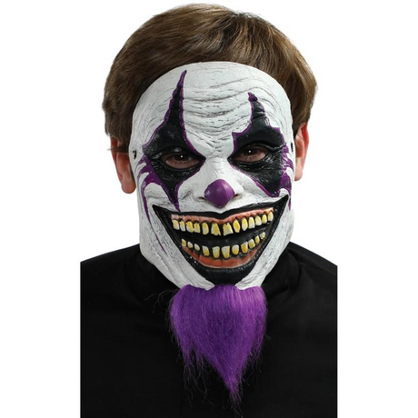 Adult Bearded Clown Mask